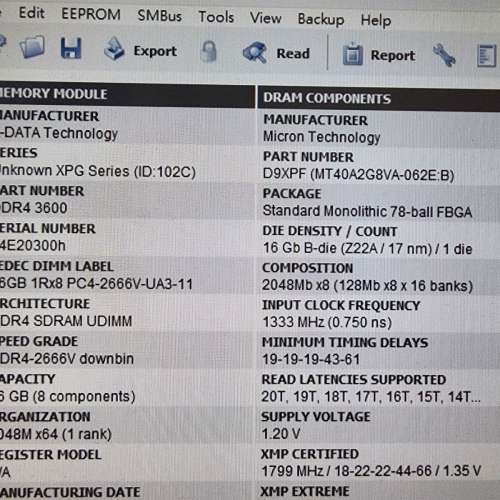 ADATA XPG SPECTRIX D45G 2x16GB DDR4 3600MHz RGB