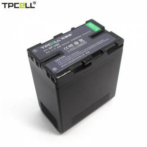 TPCELL BP-U60 Lithium-Ion Battery Pack With Dual-Bay LCD Display Charger
