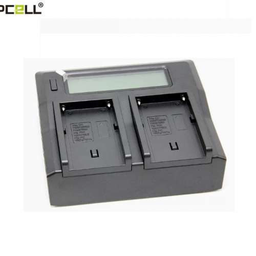 TPCELL BP-U60 Lithium-Ion Battery Pack With Dual-Bay LCD Display Charger
