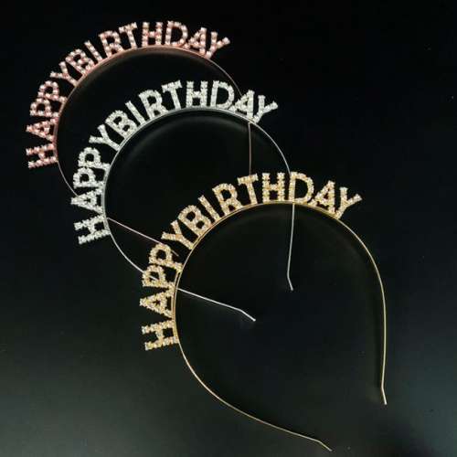 全新 HAPPY BIRTHDAY PARTY HEADBAND 生日快樂 派對 頭箍 頭飾