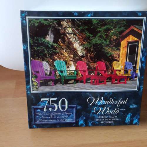 "Mount Baker" & "Muskoka Chairs" 750 Piece Wonderful World Jigsaw Puzzle砌圖75...