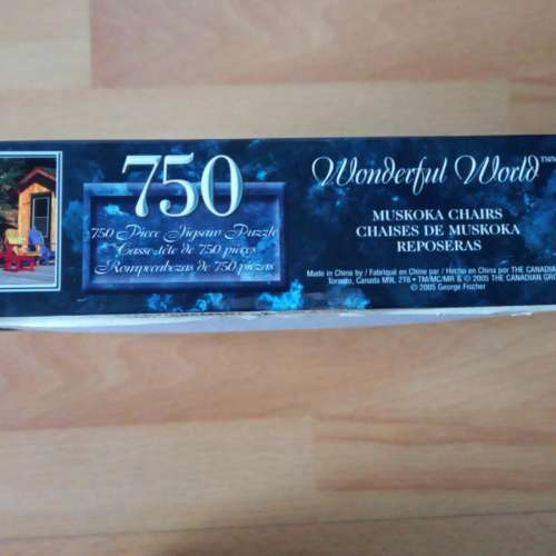 "Mount Baker" & "Muskoka Chairs" 750 Piece Wonderful World Jigsaw Puzzle砌圖75...