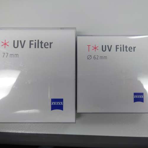 Zeiss T* UV filter 62mm 77mm