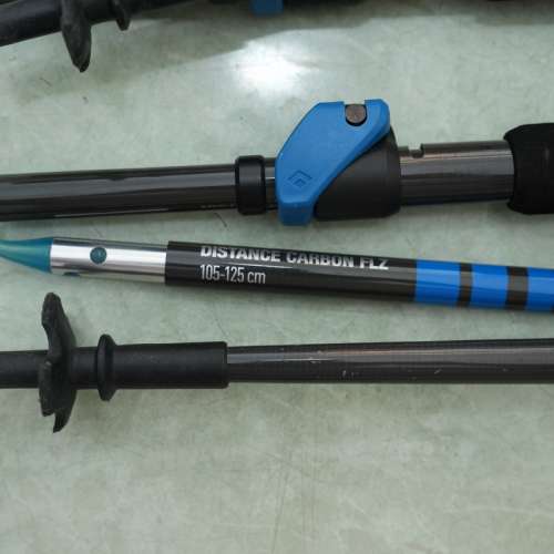 舊版Black Diamond Distance Carbon FLZ Z-Poles 超輕可調節可折疊碳纖行山杖