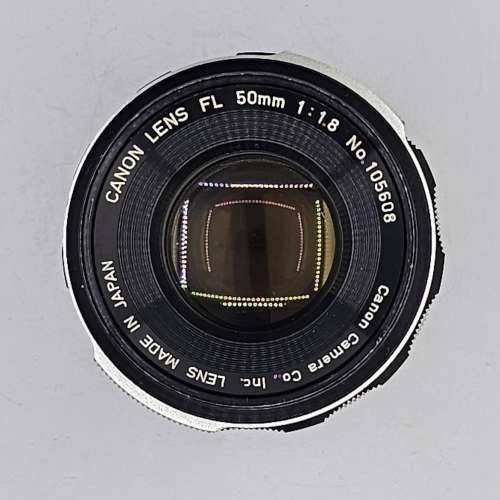 Canon 50mm F1.8 FL mount No. 105608