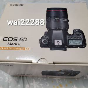 Canon 6D Mark II EF 24-105 f/4L IS II USM Kit