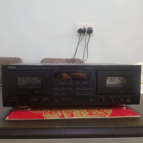 YAMAHA KX-W492 雙卡式錄音機 $200
