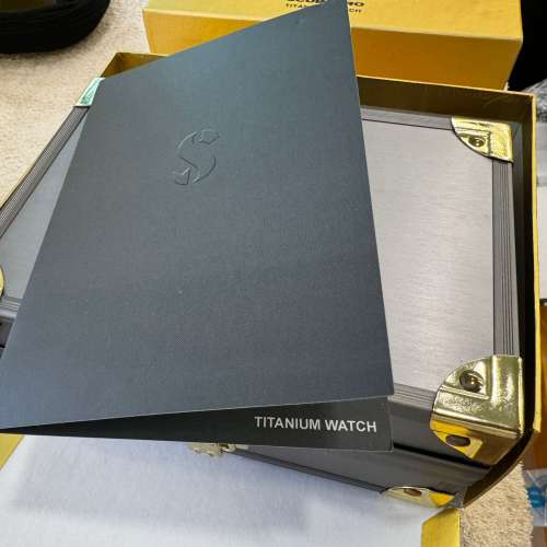 全新SCUBAPRO 鈦合金限量手錶透背全自動機械