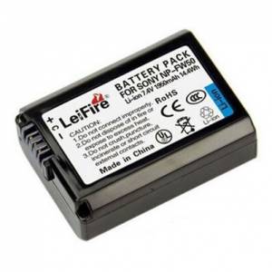 LeiFire SONY NP-FW50 Lithium-Ion Battery Pack 代用鋰電池 (7.4V，1950mAh)