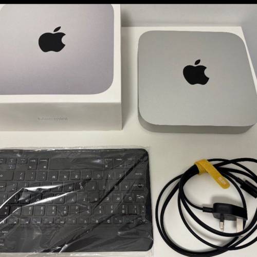 接近全新-24年8月有單-Apple  m2 mac mini  8gb + 512gb  送非原廠藍牙鍵盤