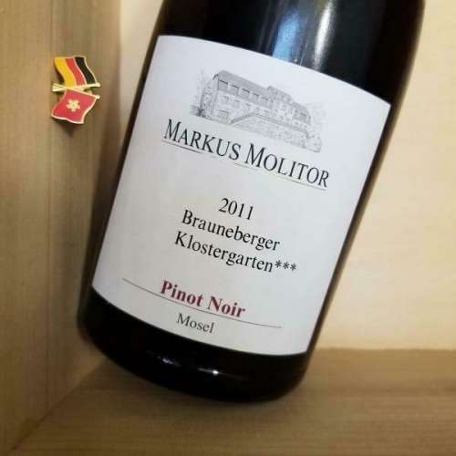 2011 Markus Molitor Klostergarten *** Pinot Noir Trocken RP95分 德國 修道園 三...