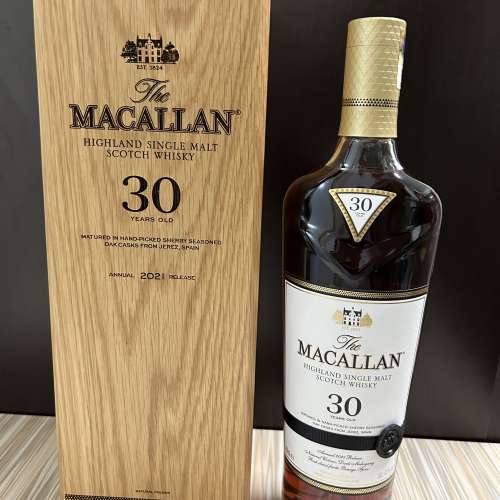 Macallan 30, 25, 12年威士忌