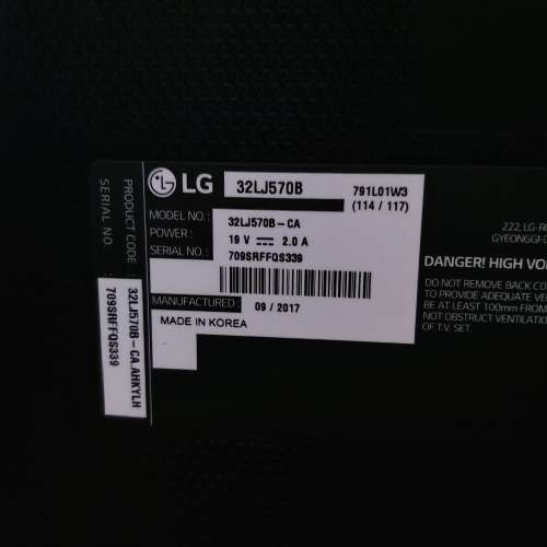 LG 32” 智能 LED iDTV