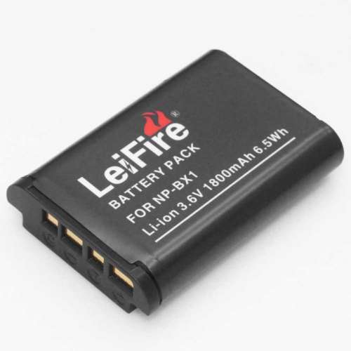 LEIFIRE SONY NP-BX1 Lithium-Ion Battery Pack With Charger 代用鋰電池連充電機 ...