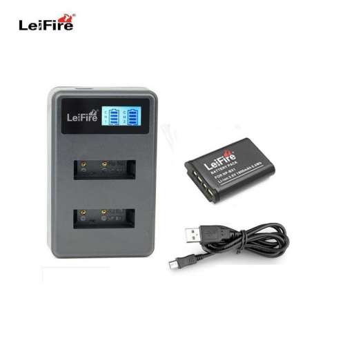 LEIFIRE SONY NP-BX1 Lithium-Ion Battery Pack With With LCD Display Dual USB