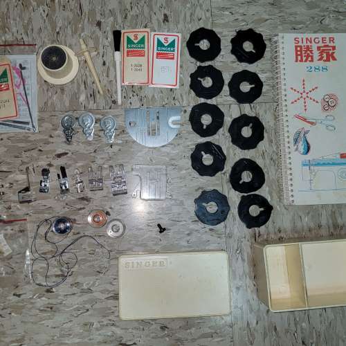 1970 年時代 SINGER 勝家 288 衣車 家用 多功能 電動縫紉機 Year 1970's Sewing Ma...