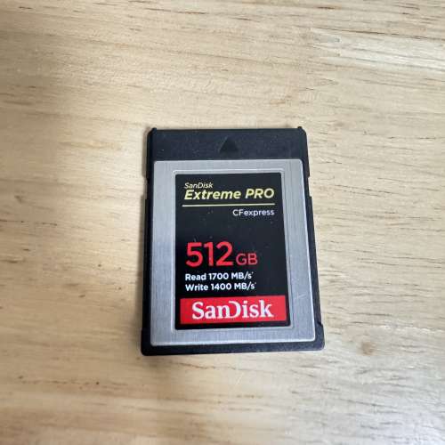 SanDisk 256GB Extreme PRO CFexpress Card Type B - SDCFE-512G-GN4NN