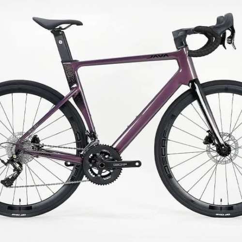 2023 最新款 JAVA SILURO6 TOP碳纖前叉 24速桶軸碟剎鋁合金公路車 送水架前後蛙燈