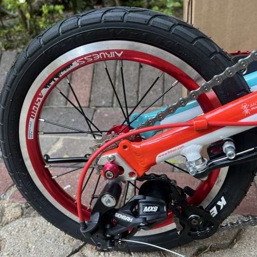 風行 1402 二代 FGA 1403 鋁合金車架 外3速 14吋折叠車