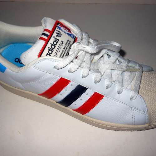 ADIDAS SUPERSTAR 2 NBA 紅白藍膠袋 US11 100%全新 籃球鞋 運動鞋!