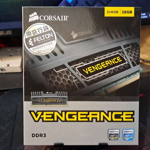 出售全新Corsair Vengeance Ddr3 2x8g Ram