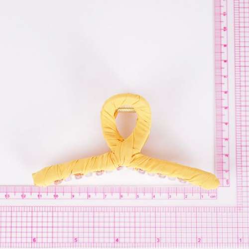 全新 大碼 六色 布藝 抓夾 髮夾 髮飾