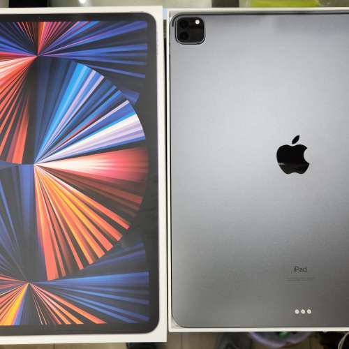 iPad Pro 12.9吋 5代 香港行貨 全套齊盒 完美 applecare + 保養到2024年3月27日