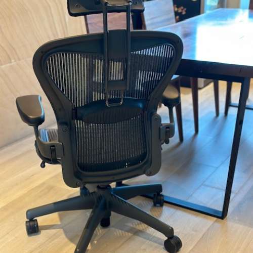 Herman Miller Aeron Chair 適用香港人B Size人體工學椅 電腦櫈 (額外贈送 美國Atla...