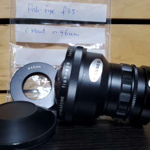 Spiratone Auxiliary Fish-Eye 180⁰ Lens Made in Japan Fisheye.