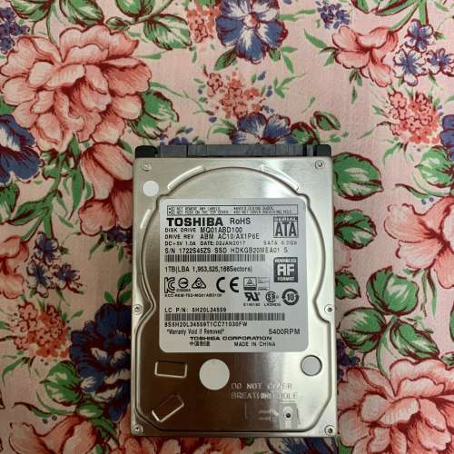 Toshiba 2.5” 1TB HDD