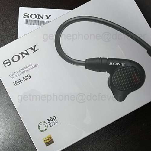 全新 原封 港行 Sony IER-M9 入耳式監聽耳機 黑磚 WM1AM2 DAP絕配