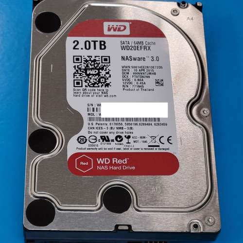 WD RED NAS 2T HDD