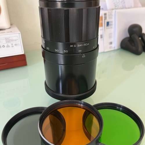 俄仔反射鏡 MC 3M-5CA 500m f8 連三塊顏色濾鏡