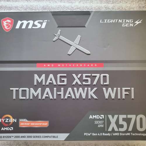 有盒有保99新 MSI X570 TOMAHAWK