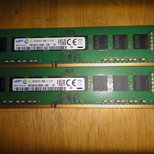 Samsung DDR3 1600 8GBx2 共16GB Desktop Ram