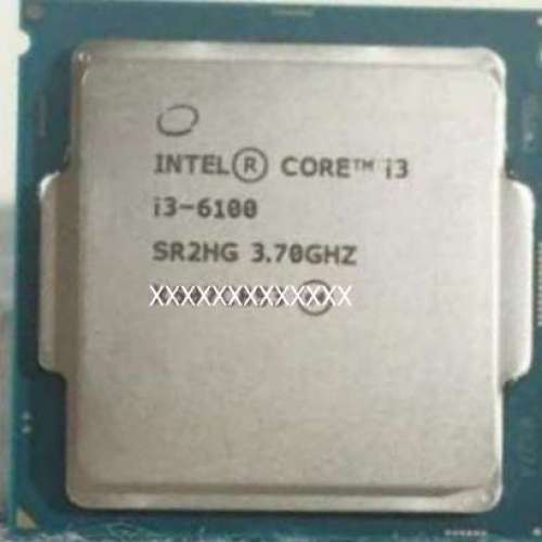 Intel i3 6100 CPU