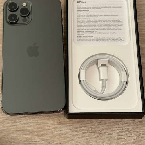 iPhone 12 Pro Max 512GB太空灰98%新【港行】有蘋果正單