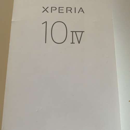 全新Sony XPERIA 10 IV - 128GB ROM/ 6GB RAM (銀白色)