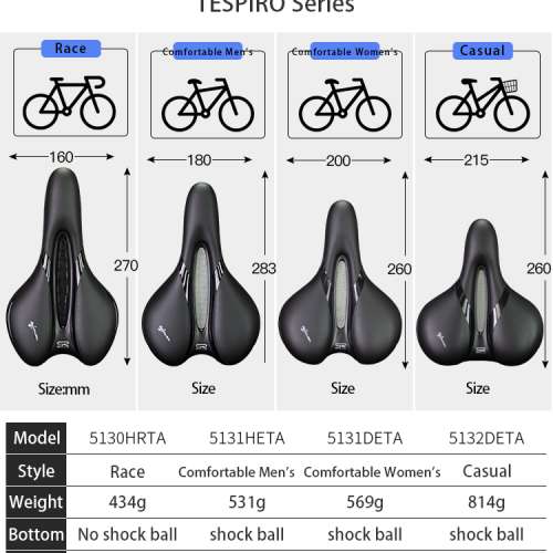 SELLE ROYAL Comfortable Respiro Athletic Bicycle Cycling Saddle italy