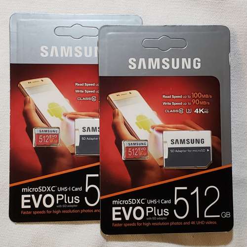 Samsung EVO+ 512GB microSDXC card