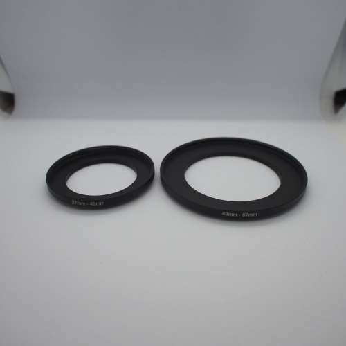 鋁合金Filter Adapter 鏡頭濾鏡轉接環 ( 37-46 37-49 46-67 49-67 ) x 1 set