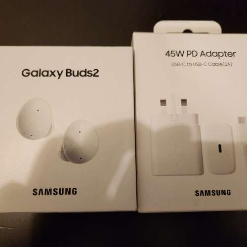 Samsung buds 2 + 45w PD charger