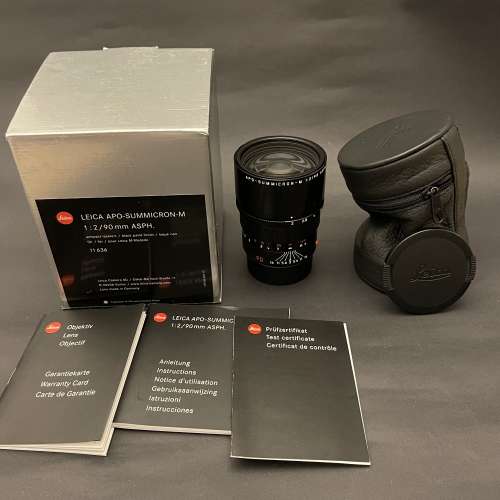 黑漆 Black Paint Leica APO Summicron M 90mm/F2.0 ASPH