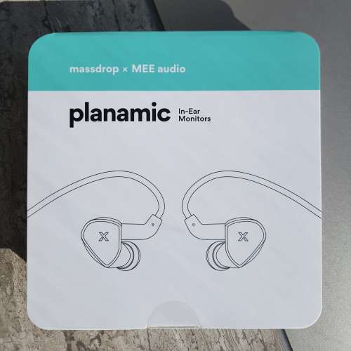 全新 Massdrop x MEE audio Planamic 平板振膜(平板動圈) IEM 深藍色