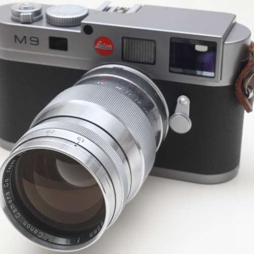 Canon LTM 85/1.9 (L39)層次細膩豐富，散景及氛圍媲美電影鏡(玻璃超越95新)Leica M...
