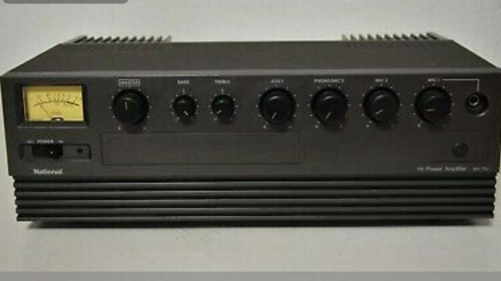 美品】National Hi-Power Amplifier WA-730A