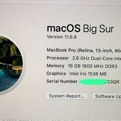 MacBook Pro 2014 16GB/512GB