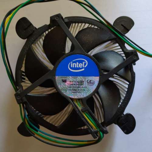 Intel CPU 散熱風扇 銅芯