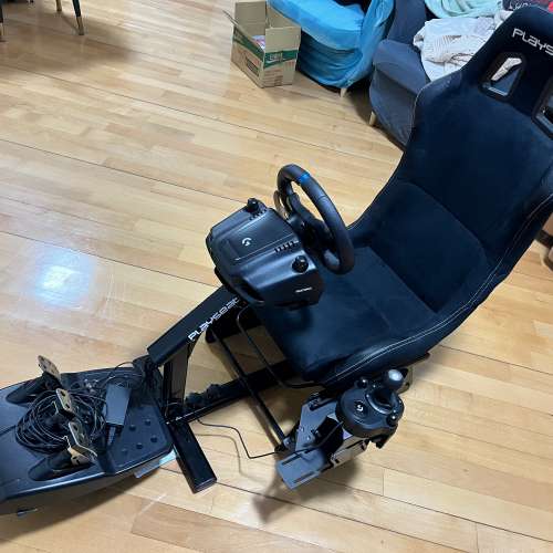 Playseat賽車椅櫈 Logitech G923軚盤 manual波棍
