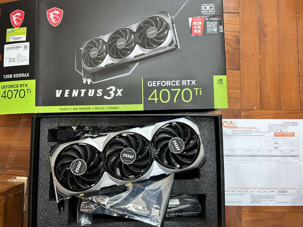 最も優遇 新品未開封 MSI GeForce RTX 4070Ti VENTUS 3X PCパーツ